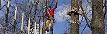 Balancieren im Kletterwald Königstein